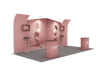 Tragbares Ausstellungsdisplay 6m x 3m – Modell 3