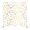 Abstract Light Three-Dimensional Background Of A Set Of Triangular Elements Of Parametric Variable Height And Shape With Metallic Shiny Edges. Media Wall