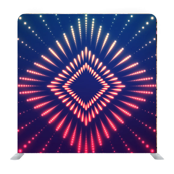 Abstract Square Glittering Lights Media Wall