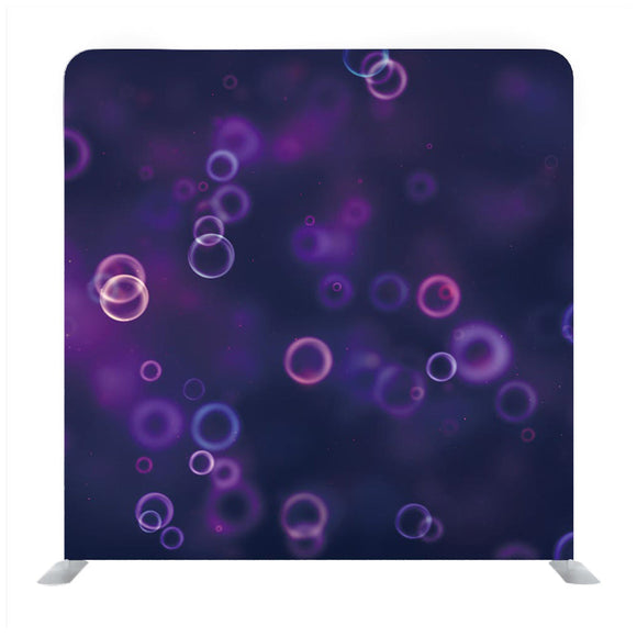 Abstract background with bokeh effects in purple and blue colors Backdrop