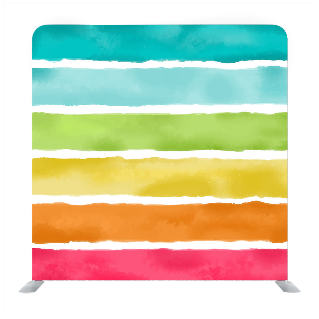 Abstract colorful paint brush and strokes scribble with horizontal lines pattern background backdrop