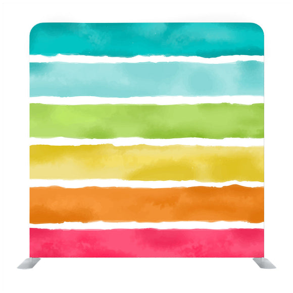 Abstract colorful paint brush and strokes scribble with horizontal lines pattern background backdrop