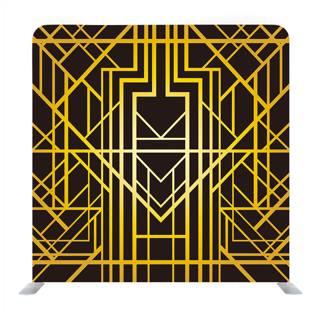 Art Deco Geometric Pattern Media Wall