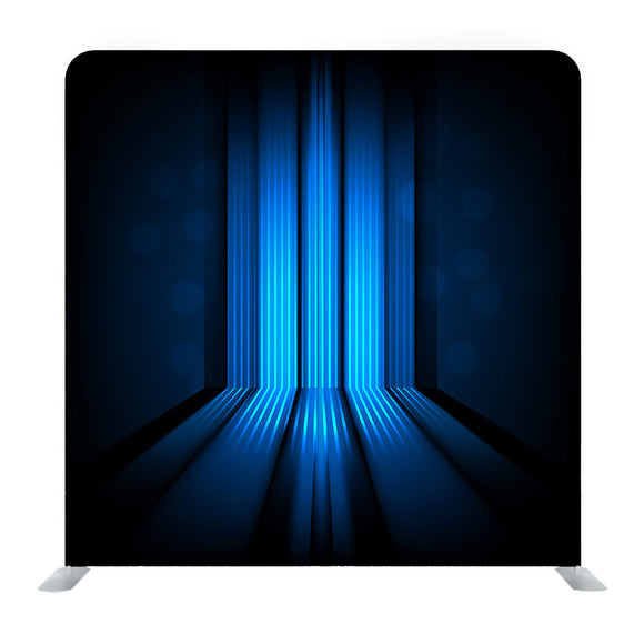Background With Abstract Lines Of Blue Light Media Wall