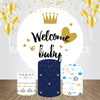 Welcome Baby Event Party Round Backdrop Kit