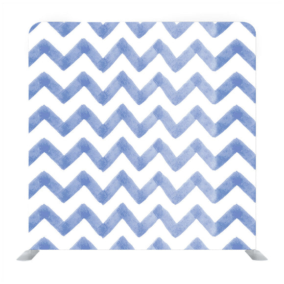 Blue Watercolor Zigzag Backdrop