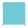 Blue With White Zig Zag Line Pattern Backdrop