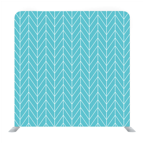 Blue With White Zig Zag Line Pattern Backdrop