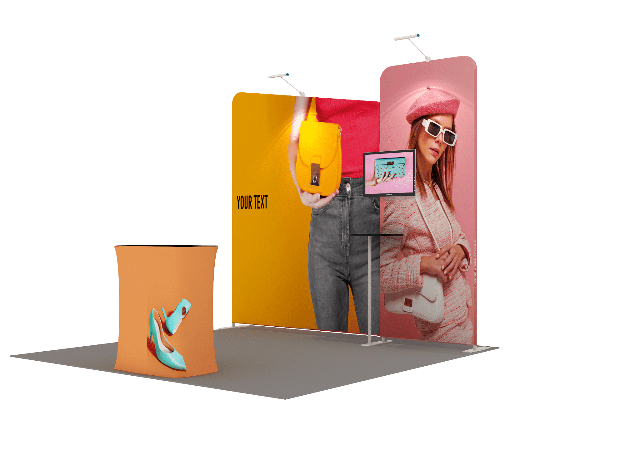 Tragbares Ausstellungsdisplay 3m – Modell 7