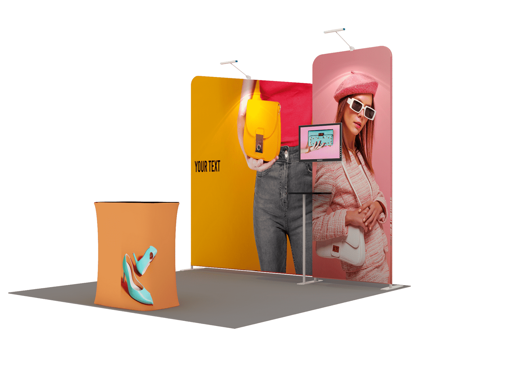 Tragbares Ausstellungsdisplay 3m x 3m – Modell 7