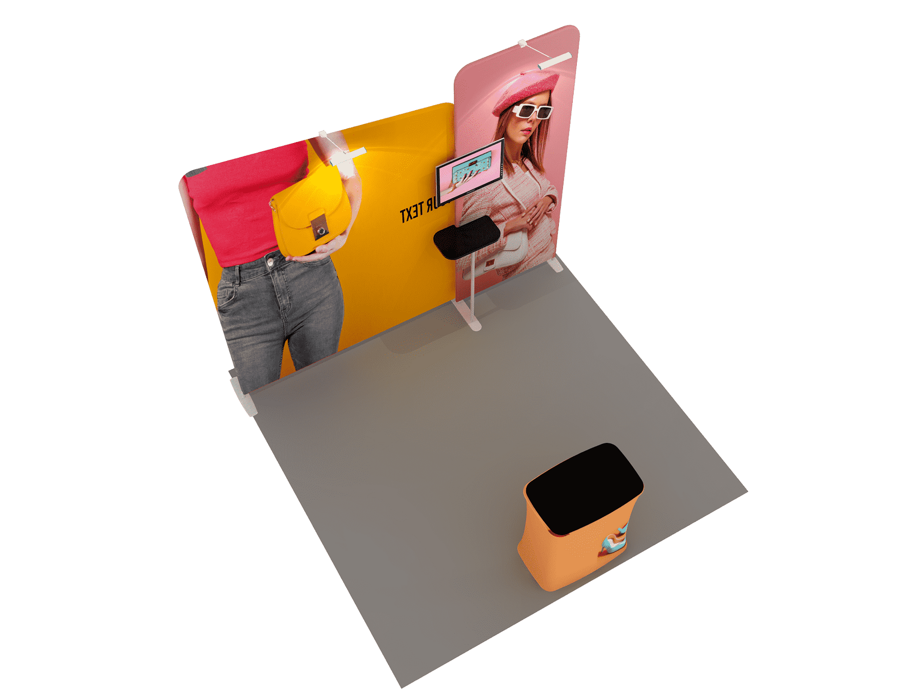 Tragbares Ausstellungsdisplay 3m x 3m – Modell 7