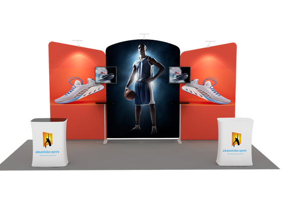 Portable Exhibit Display 6m - Model 8