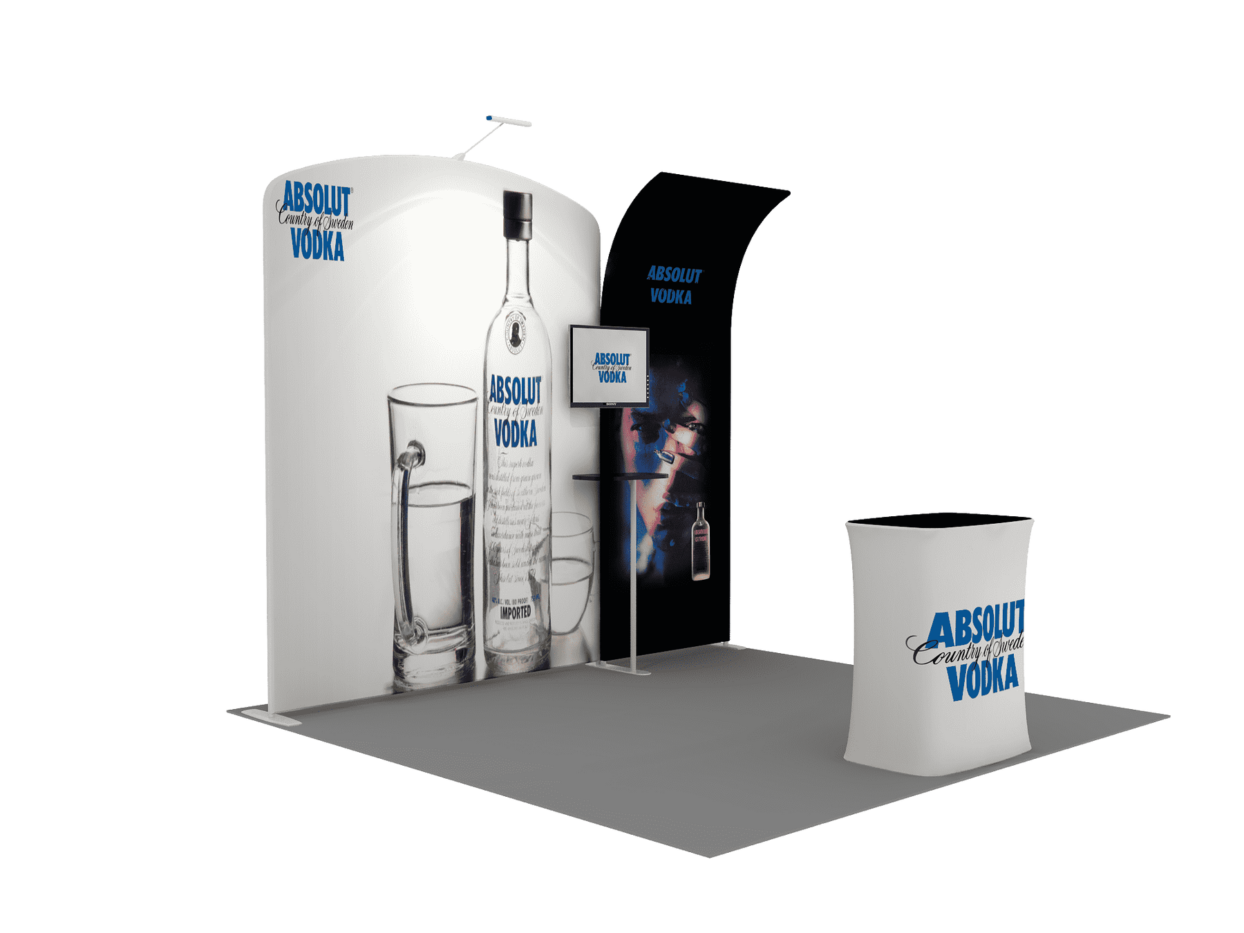 Tragbares Ausstellungsdisplay 3m x 3m – Modell 8
