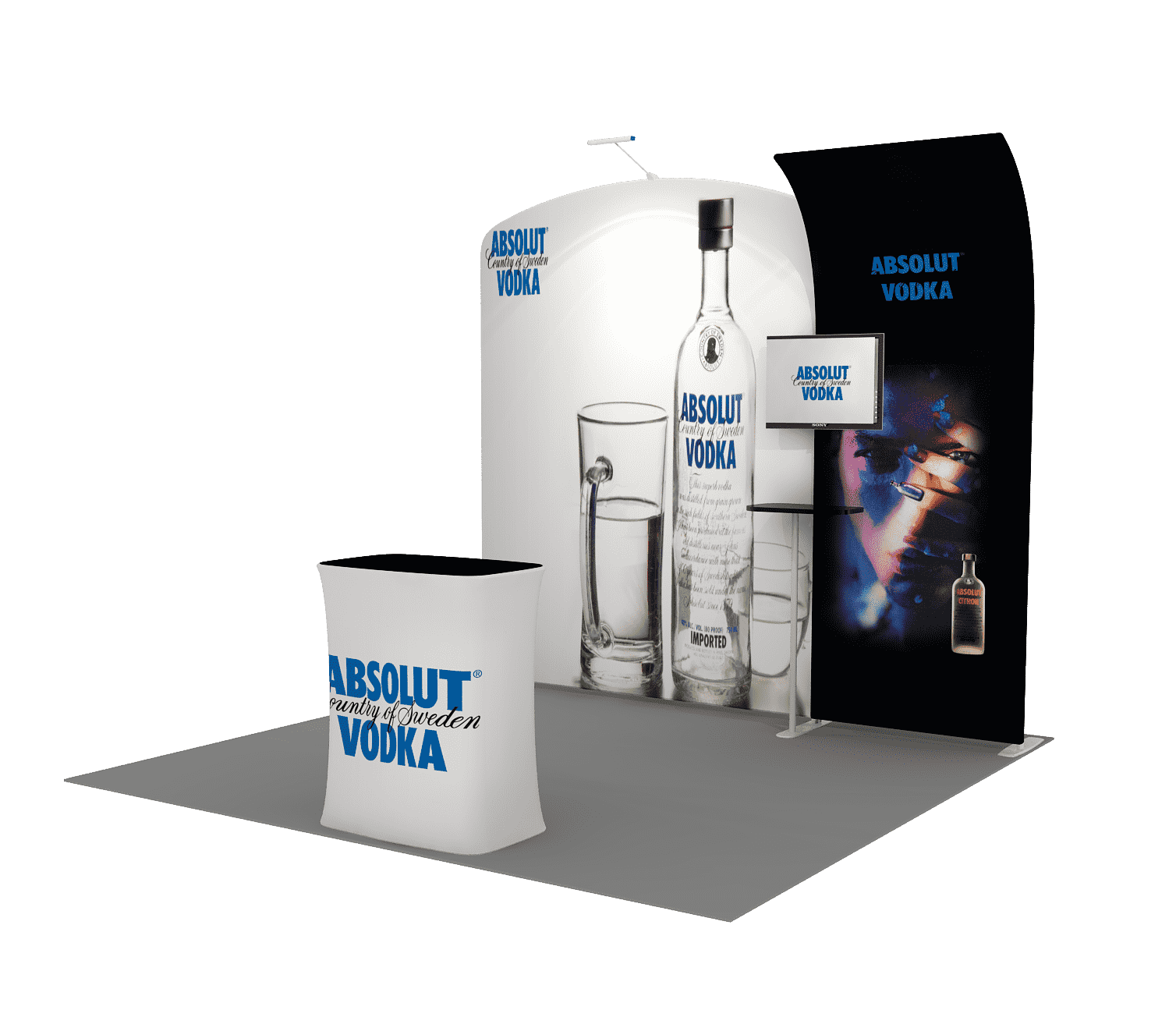 Tragbares Ausstellungsdisplay 3m x 3m – Modell 8
