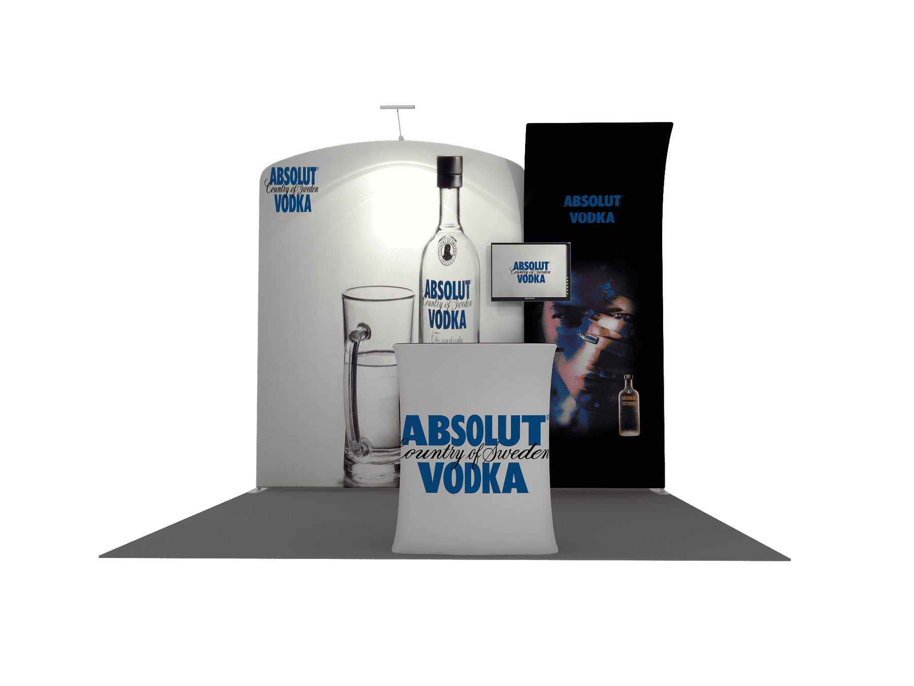 Tragbares Ausstellungsdisplay 3m x 3m – Modell 8