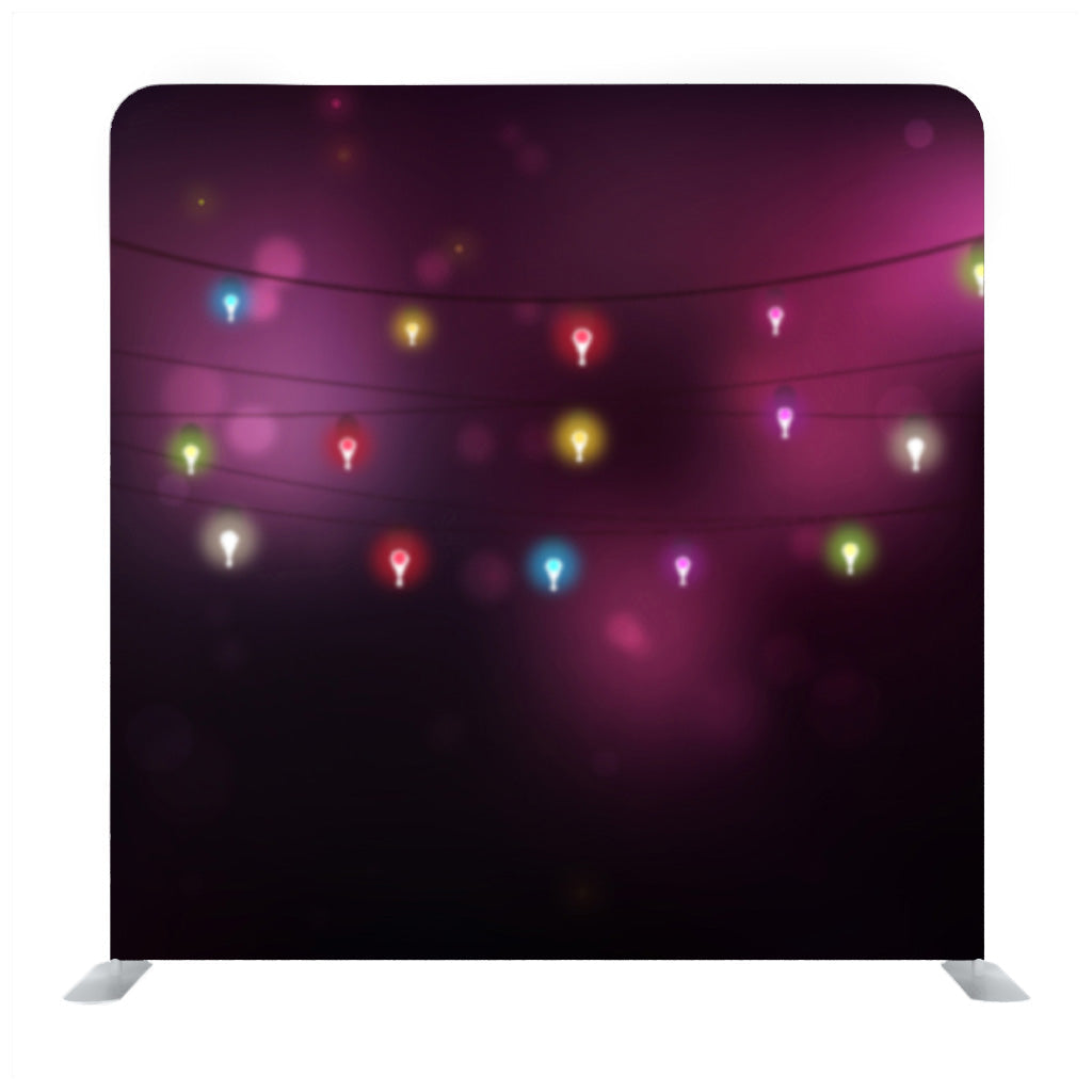 Christmas lights on a dark background Backdrop