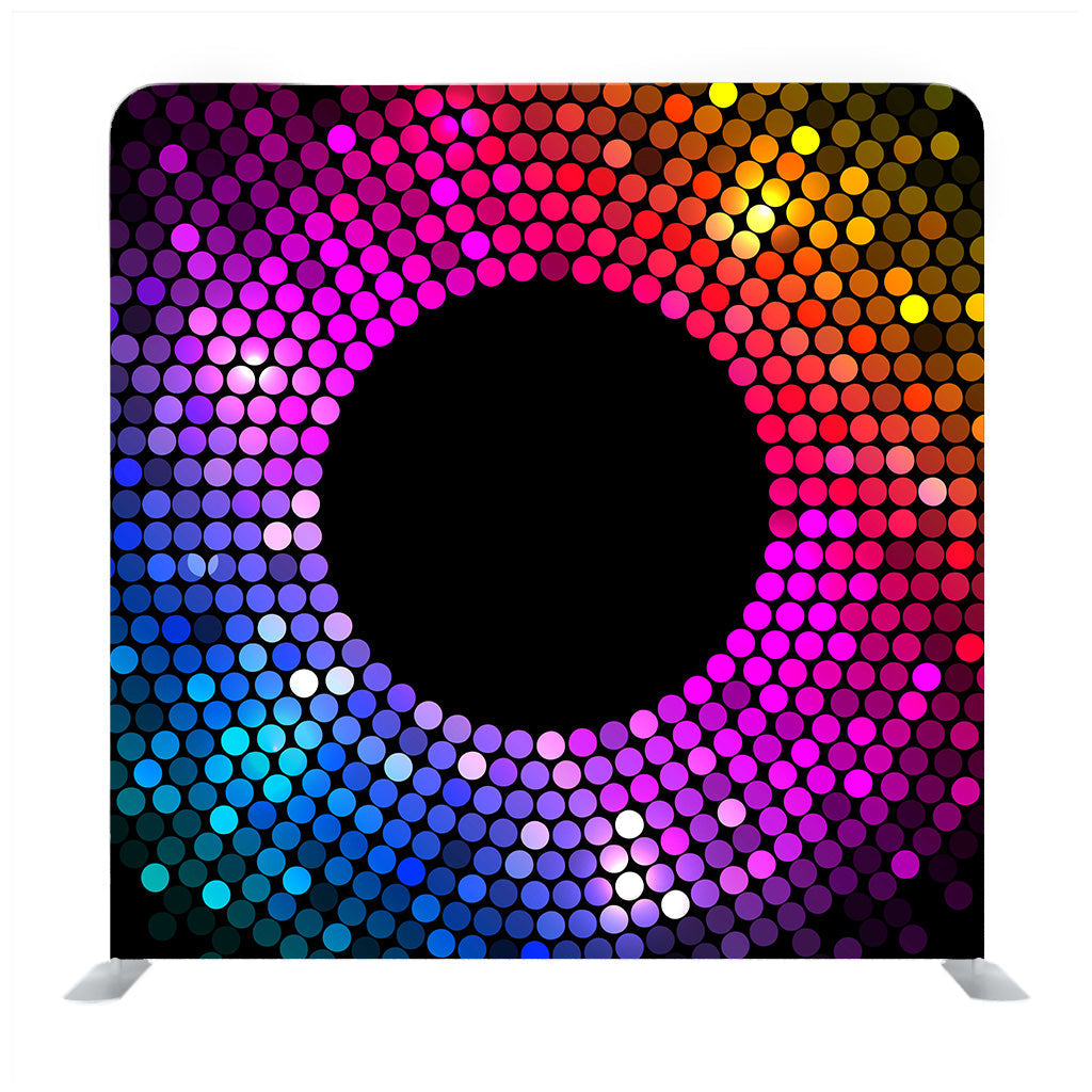 Colorful Circle Wheel Media Wall