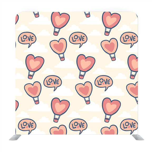 Heart shape for love and valentine seamless pattern Media wall