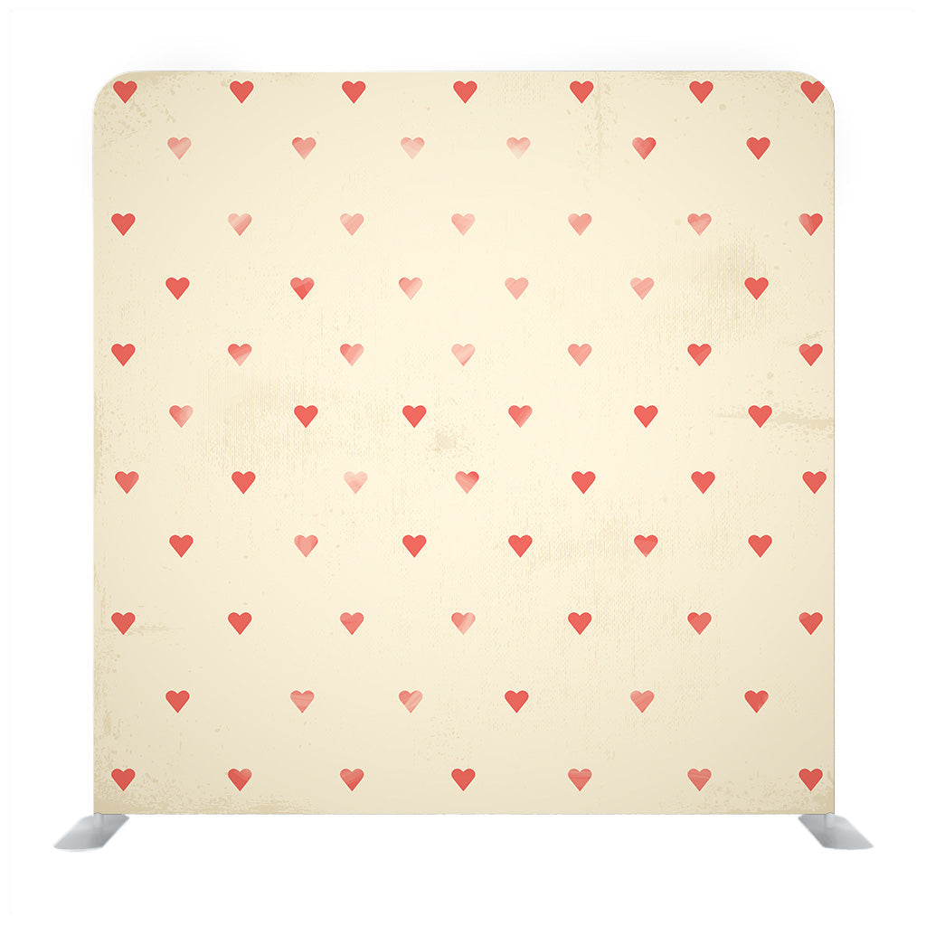 Light Red heart vector pattern media wall