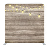 Lights on Wooden Media Wall