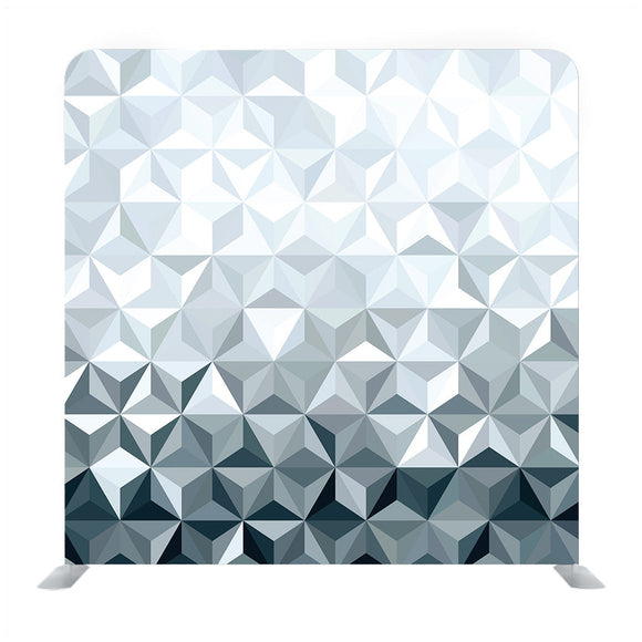 Metal Silver 3d Geometry Low Poly Pattern Backdrop