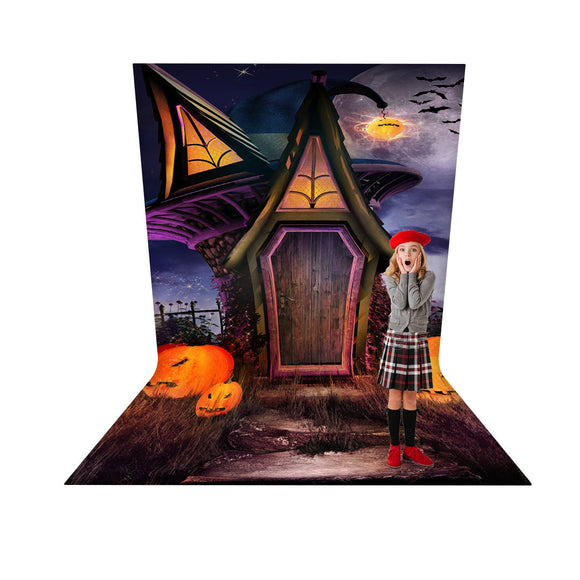 Halloween Realistic 3D Design Backdrop  L - Shaped Backwall