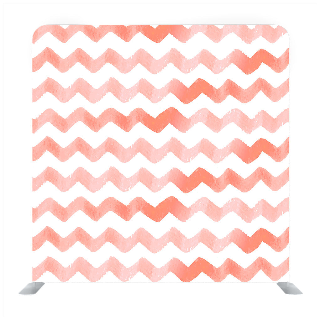 Orange Watercolor Zigzag background Backdrop