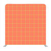 Orange colour graphic Media wall