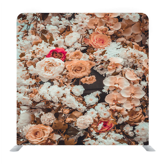 Pattern of Natural Flowers Background Texture Media Wall