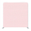 Red Tiny Heart Pattern  with White Background Media wall