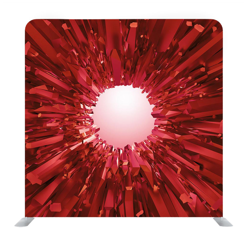 Red crystal Media Wall