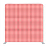 Red tiny Polka Dots on white Media wall