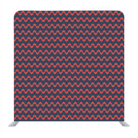 Red Wavey Heart Media Wall