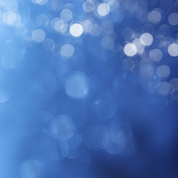 Blue Lights Bokeh Backdrop
