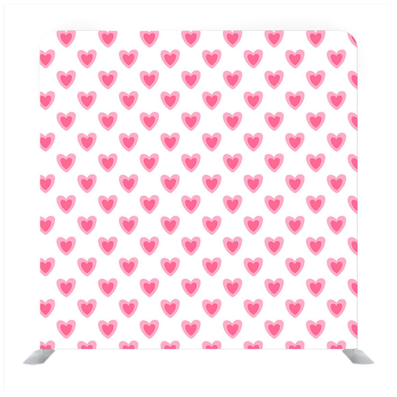 Romantic colorful heart pattern Media wall