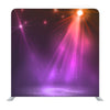 Spotlight On Stage With Smoke And Light Media Wall