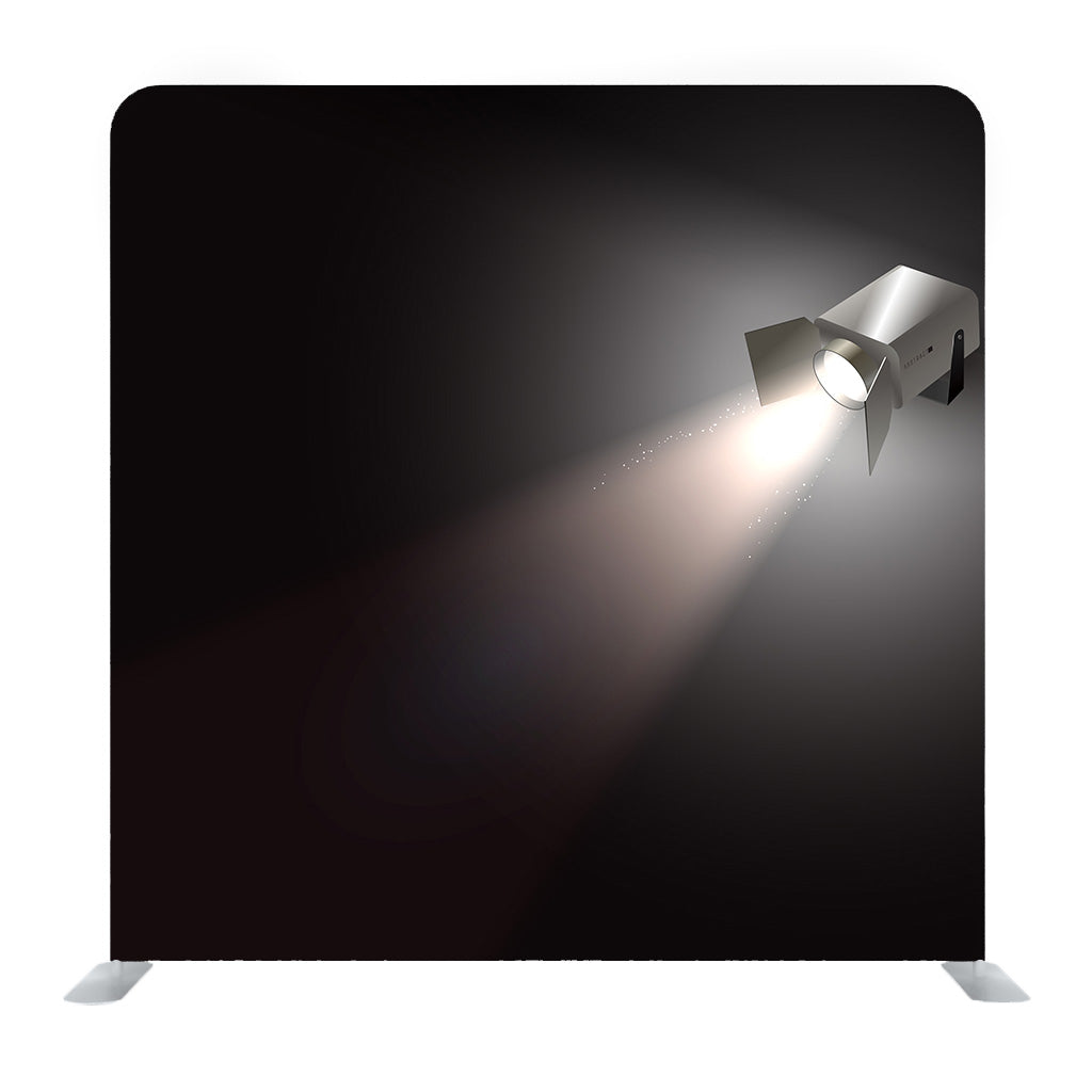 Stadium Lights On A Dark Background Media Wall