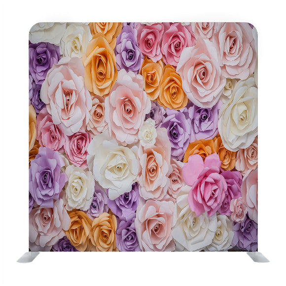 The Background Image Of The Colorful Flowers Media Wall