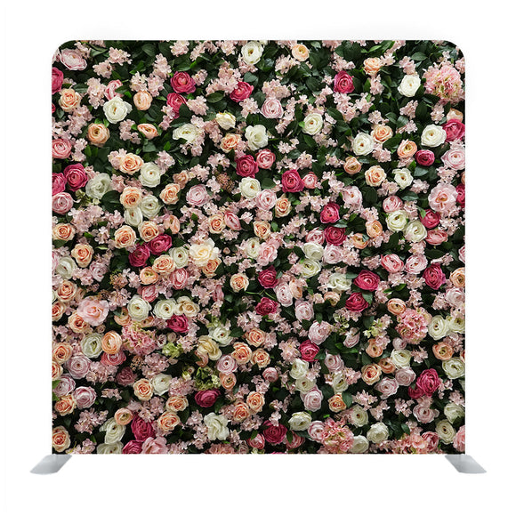 The Beautiful Nylon Rose Decoration Background Media Wall