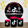 Tik Tok Event Party Round Backdrop Kit