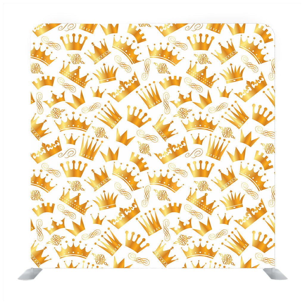 Vintage seamless pattern with crowns background backdrop