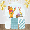 Wennie The Pooh Event Party Round Backdrop Kit