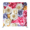White And Pink roses Media wall