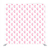 White Background With Pink Heart Media wall