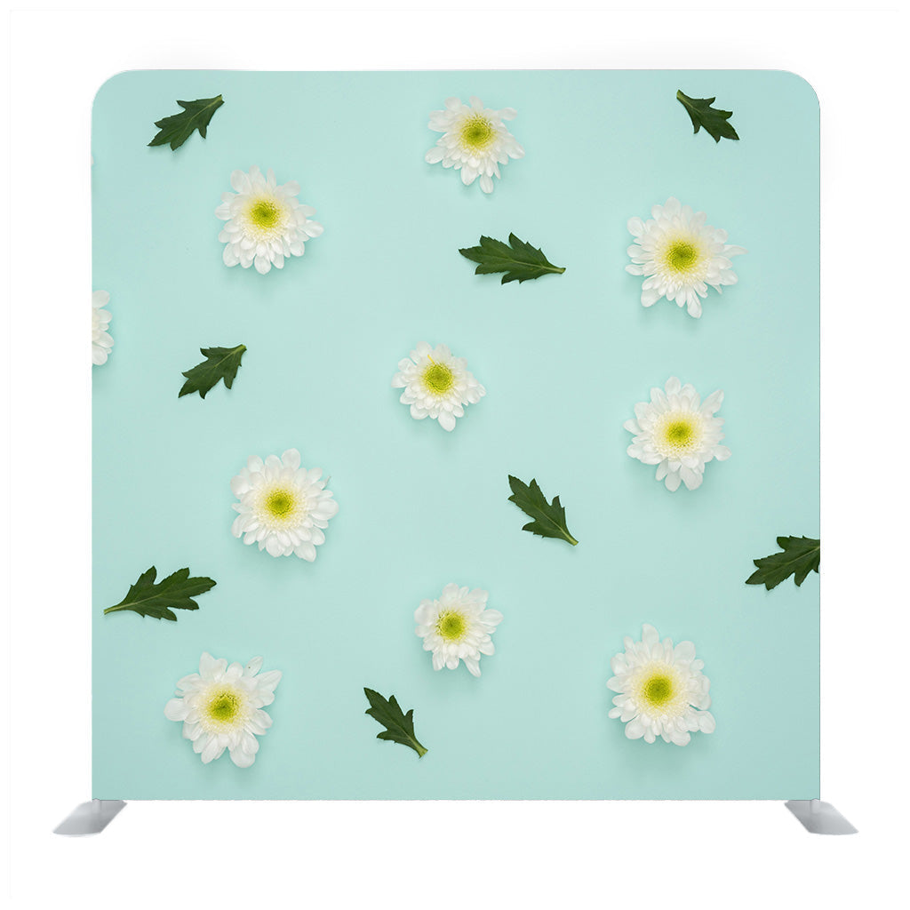 White Daisy Flower Media wall
