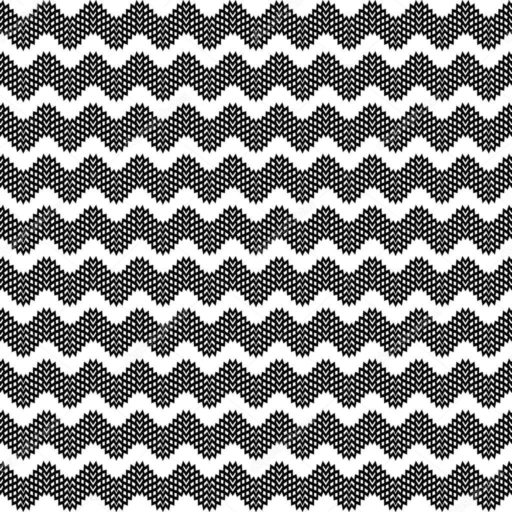Modern Black and White Chevron Print Photography Backdrop