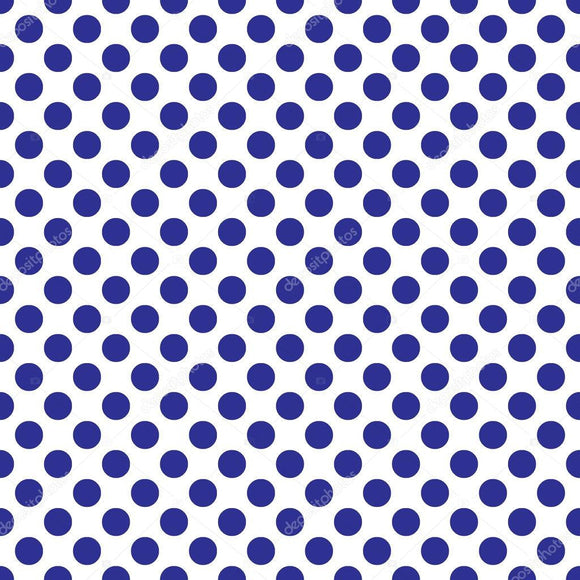 Seamless Vector Blue Polka Dots Print Photography Backdrop