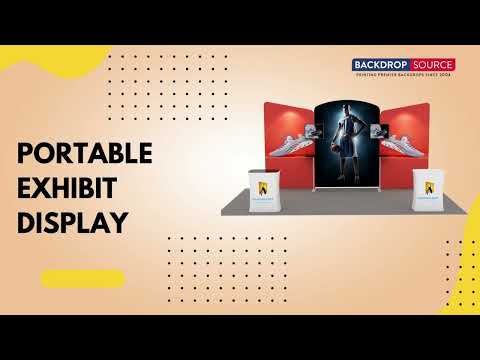 Tragbares Ausstellungsdisplay 3m x 3m – Modell 8