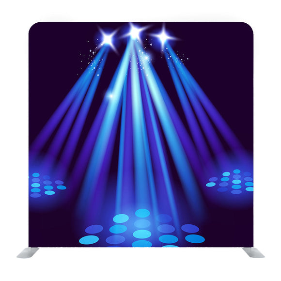 Stage Light With Colored Spotlights Background Media Wall
