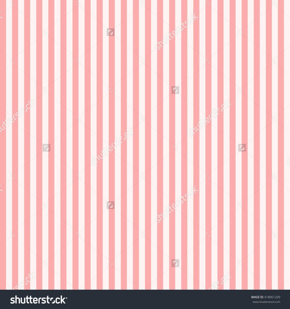 Pink and White Stripe Print Photography Backdrop